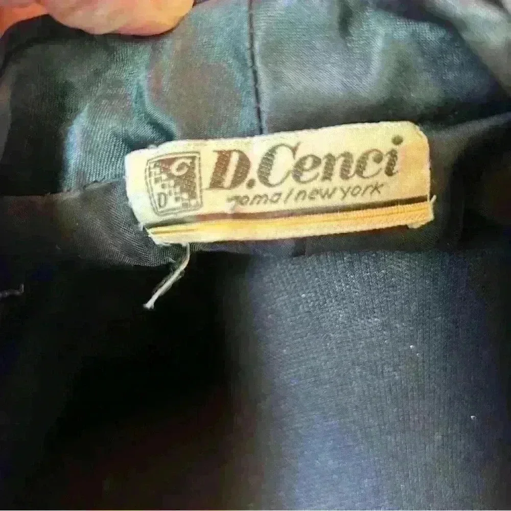 Vintage Silk Davide Cenci‎ Gold Shimmer Quilted Woman’s Jacket Size M